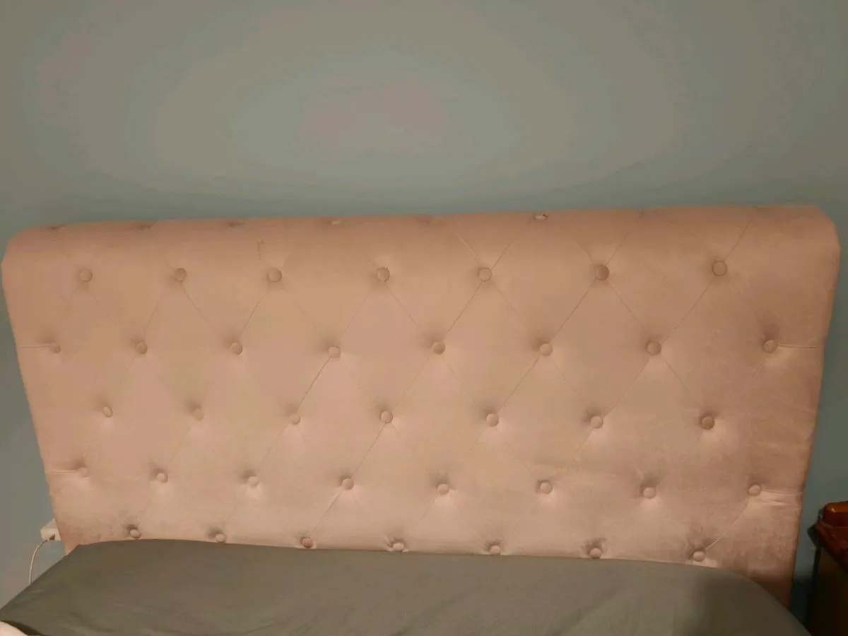 Double bed blush pink - Image 4