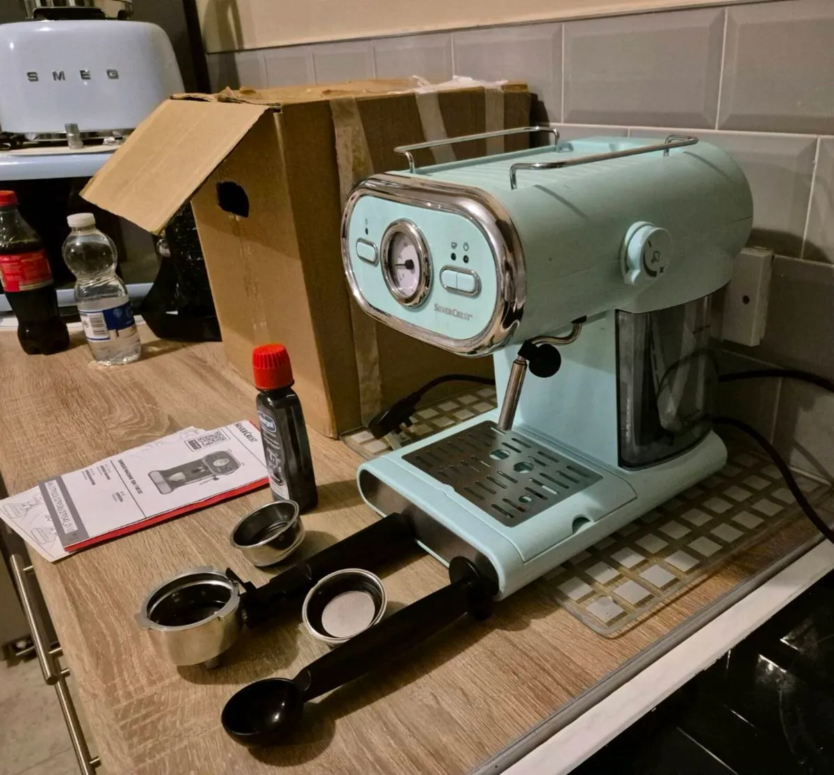 SILVERCREST ESPRESSO MACHINE 1100w 1L REMOVABLE WA - Image 1