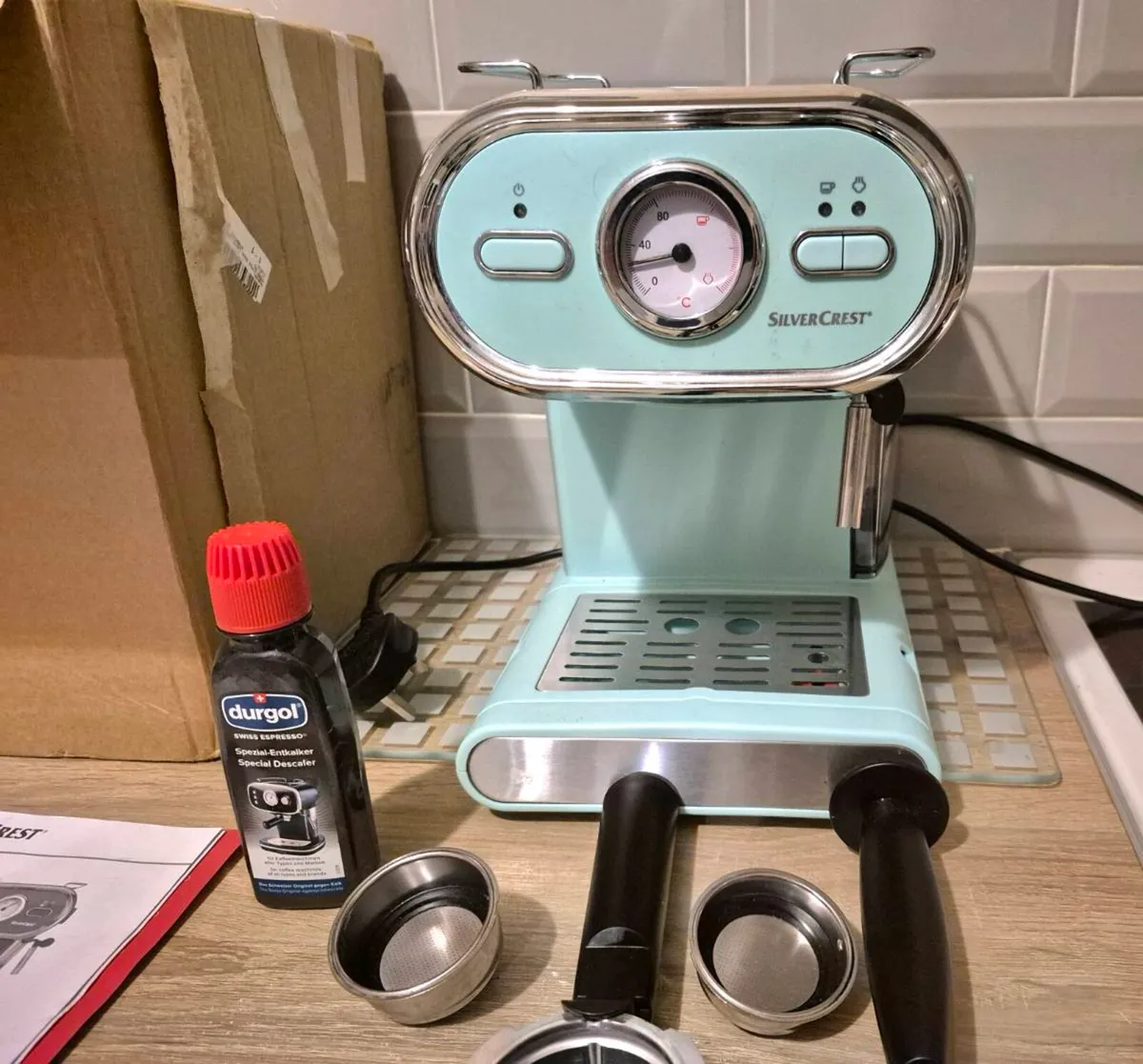 SILVERCREST ESPRESSO MACHINE 1100w 1L REMOVABLE WA - Image 4