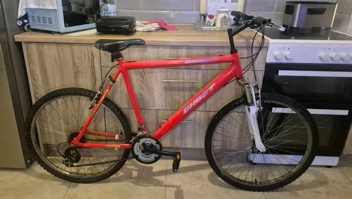 ADULTS GHOST 21”FRAME  BRAKES AND GEARS WORKING PE - Image 1
