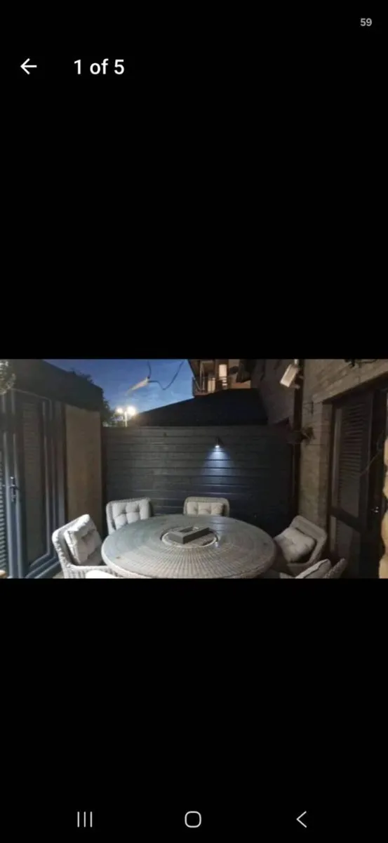 Outdoor table and chairs - Image 2