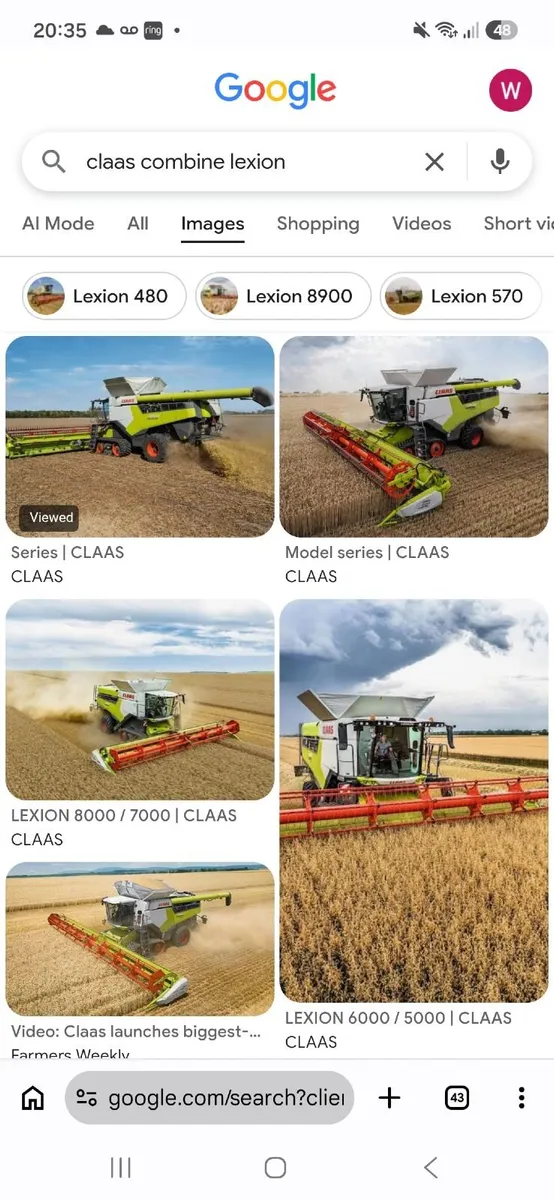 ClAAS lexion Combine harvester Auger and grain sho - Image 1