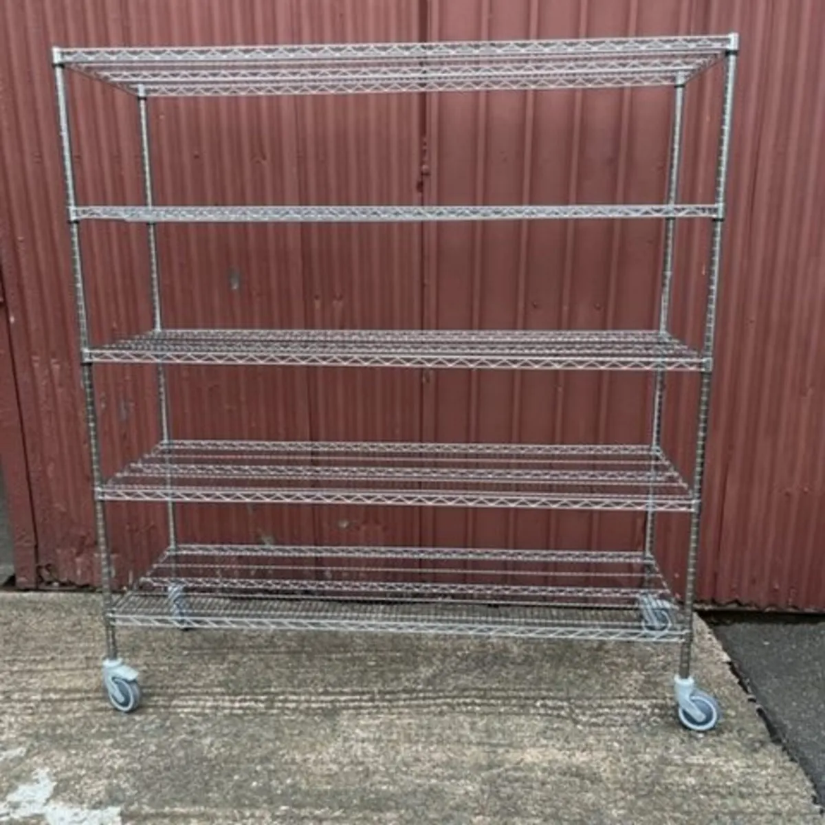 Industrial wired shelving
