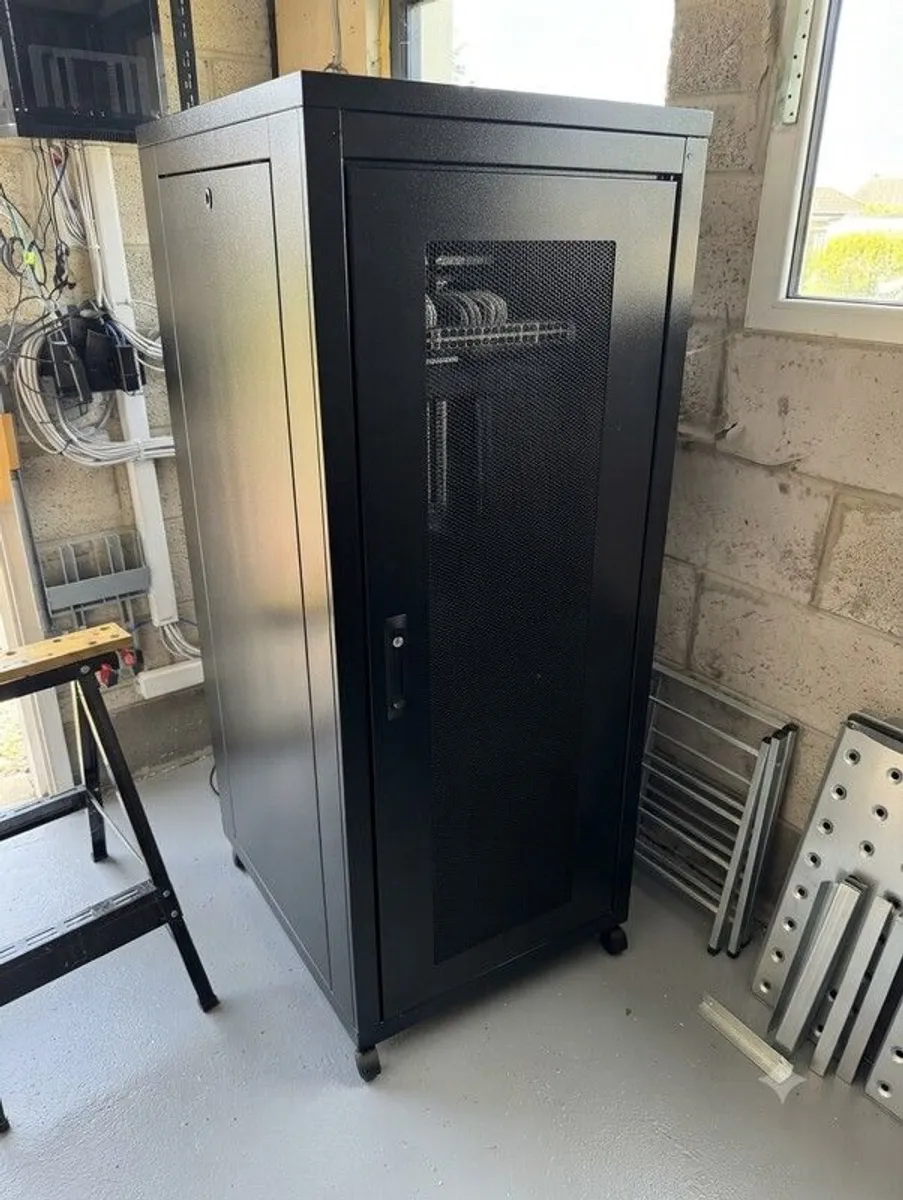 Comms Cabinet + Ubiquiti Switch - Image 1