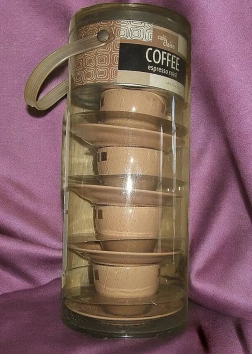 Harrods Café Claire Espresso 8-Piece Set BNIB - Image 4