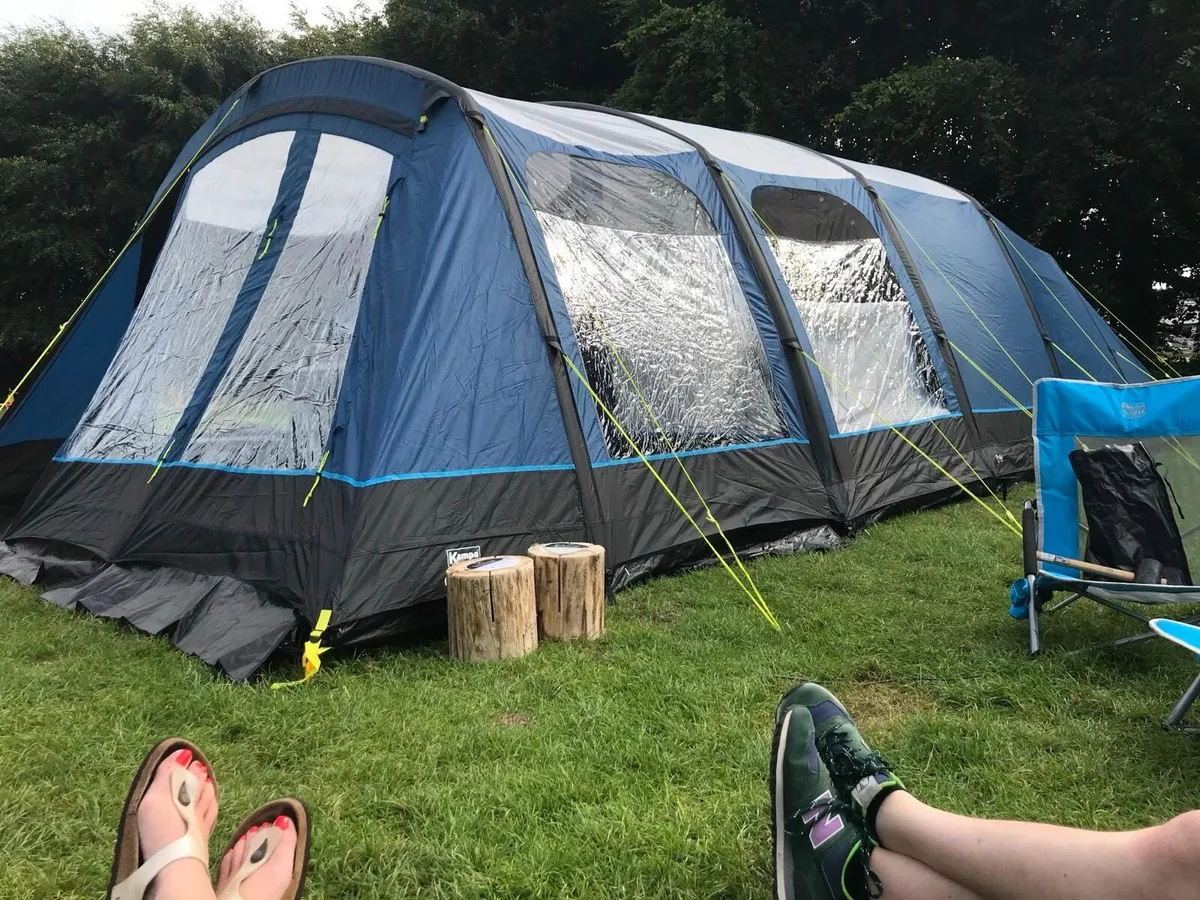 Flawless Kampa Croyde 6 Air Tent + Matching Carpet - Image 1