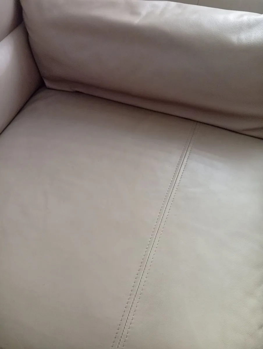 Italian Genuine Leather Comfortable Sofa - Image 2