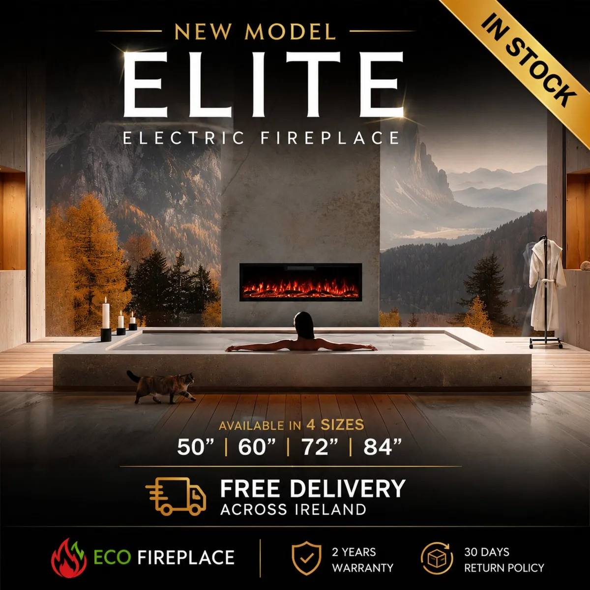 Electric fireplace. FREE delivery all Ireland - Image 1