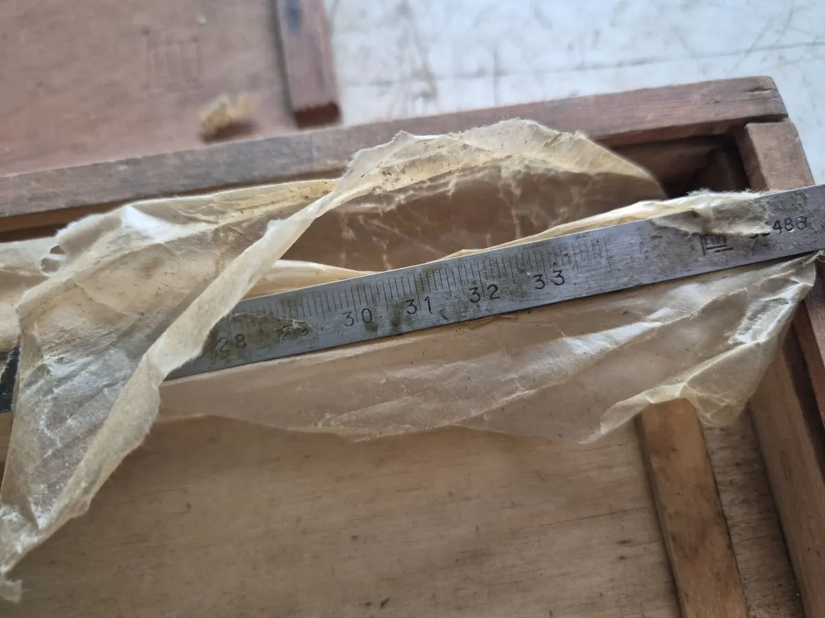 NEW USSR Vernier Depth Gauge 320 in Wooden Box - Image 3
