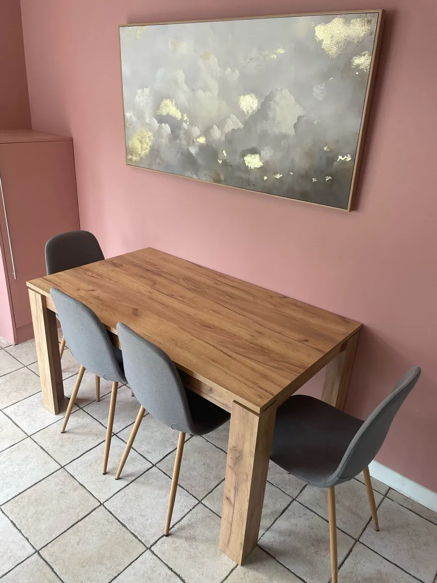 Kitchen Table + 4 Chairs - Image 1