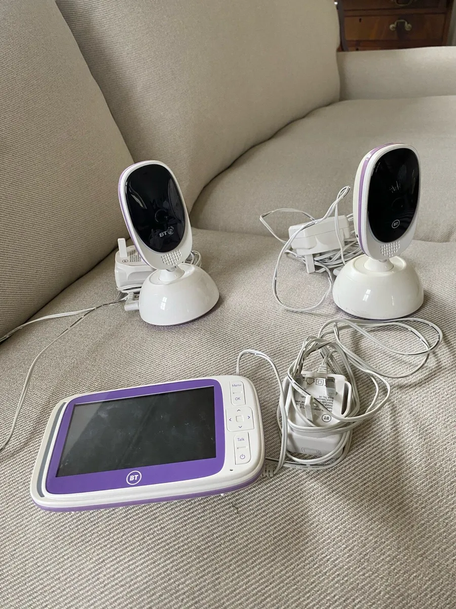 BT video and audio baby monitor 6000 system