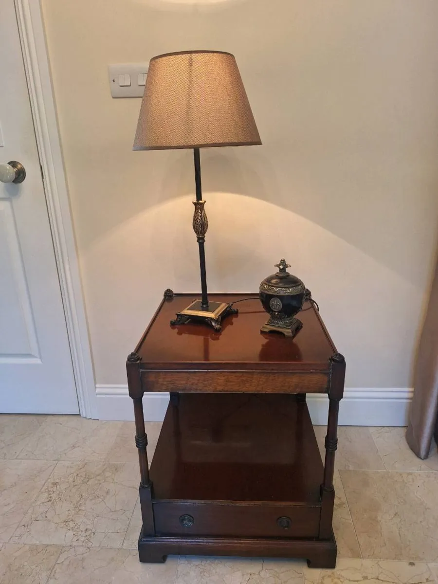 Table and Lamp - Image 1
