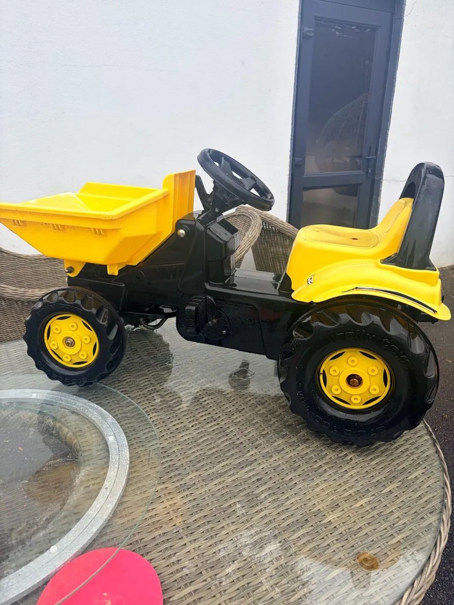 JCB digger & dumper pedal ride ons X2 €70 for both - Image 1