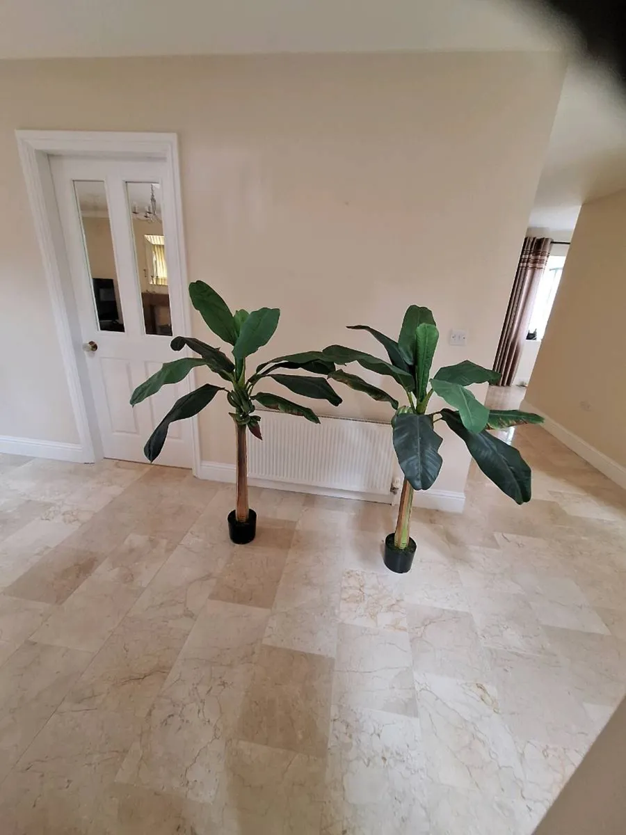 2 Large Artificial Banana Plants - Image 3