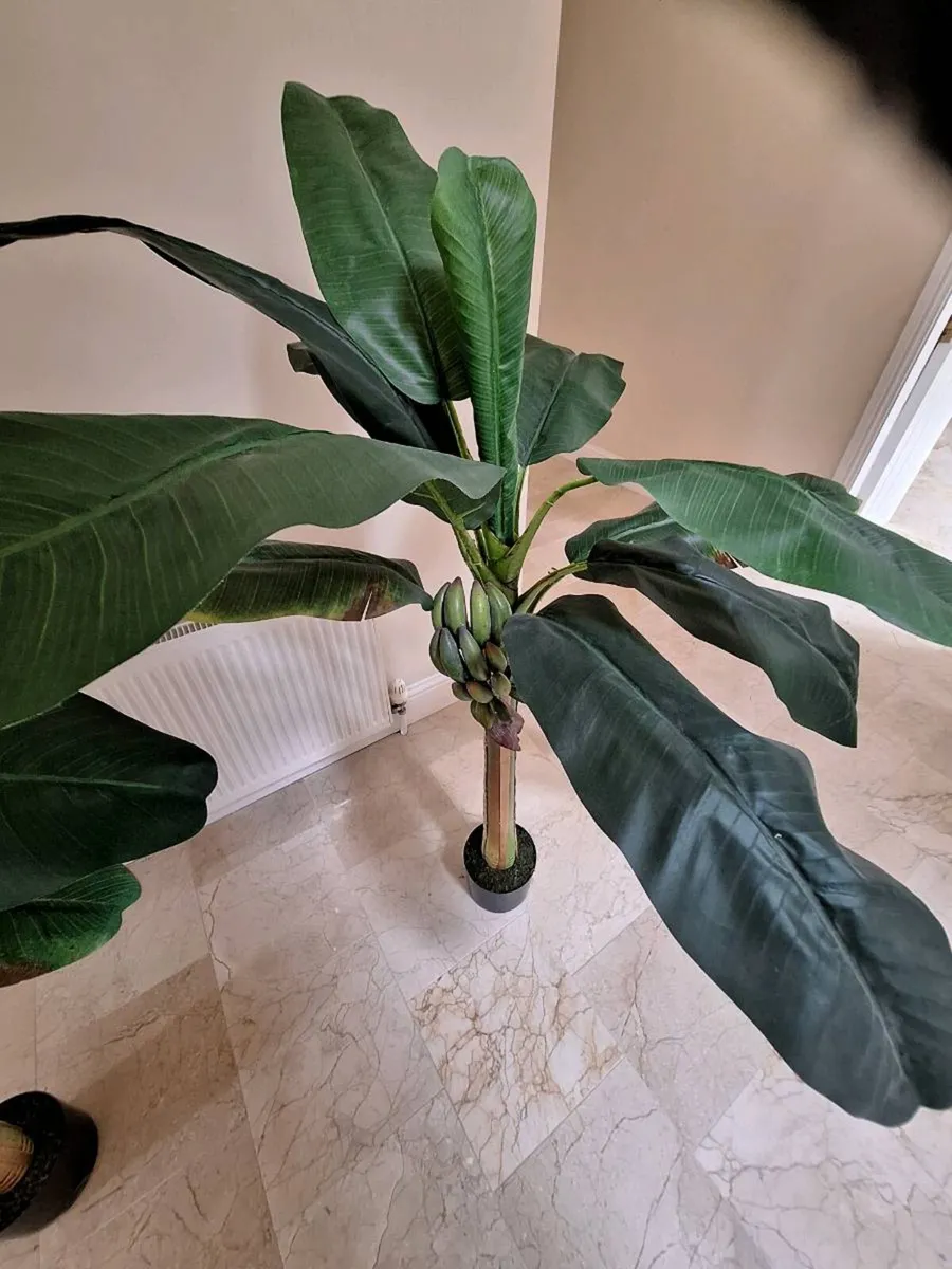 2 Large Artificial Banana Plants - Image 4