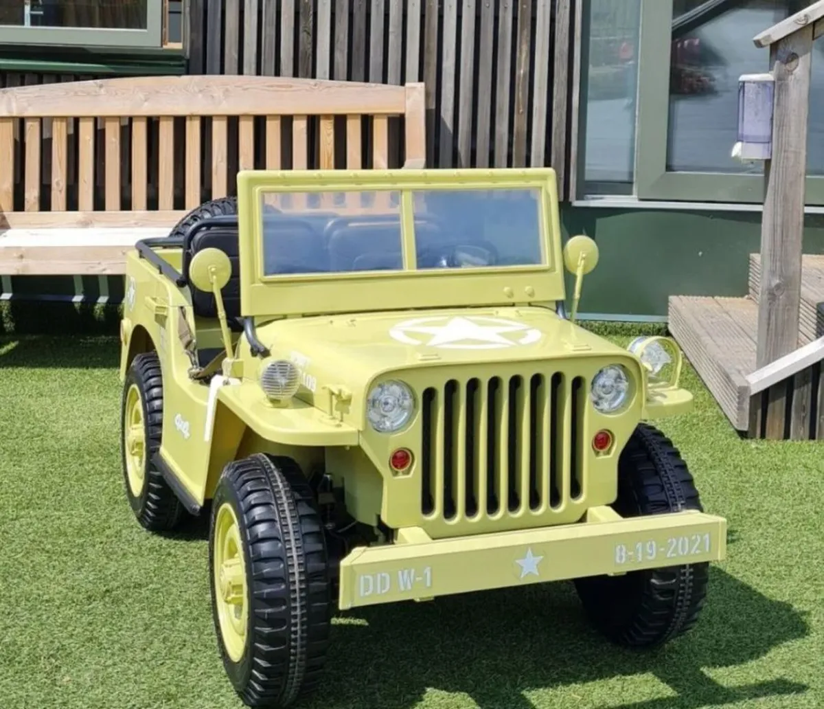 Kids Ride On 24V Electric Army Ranger Jeep - Image 4