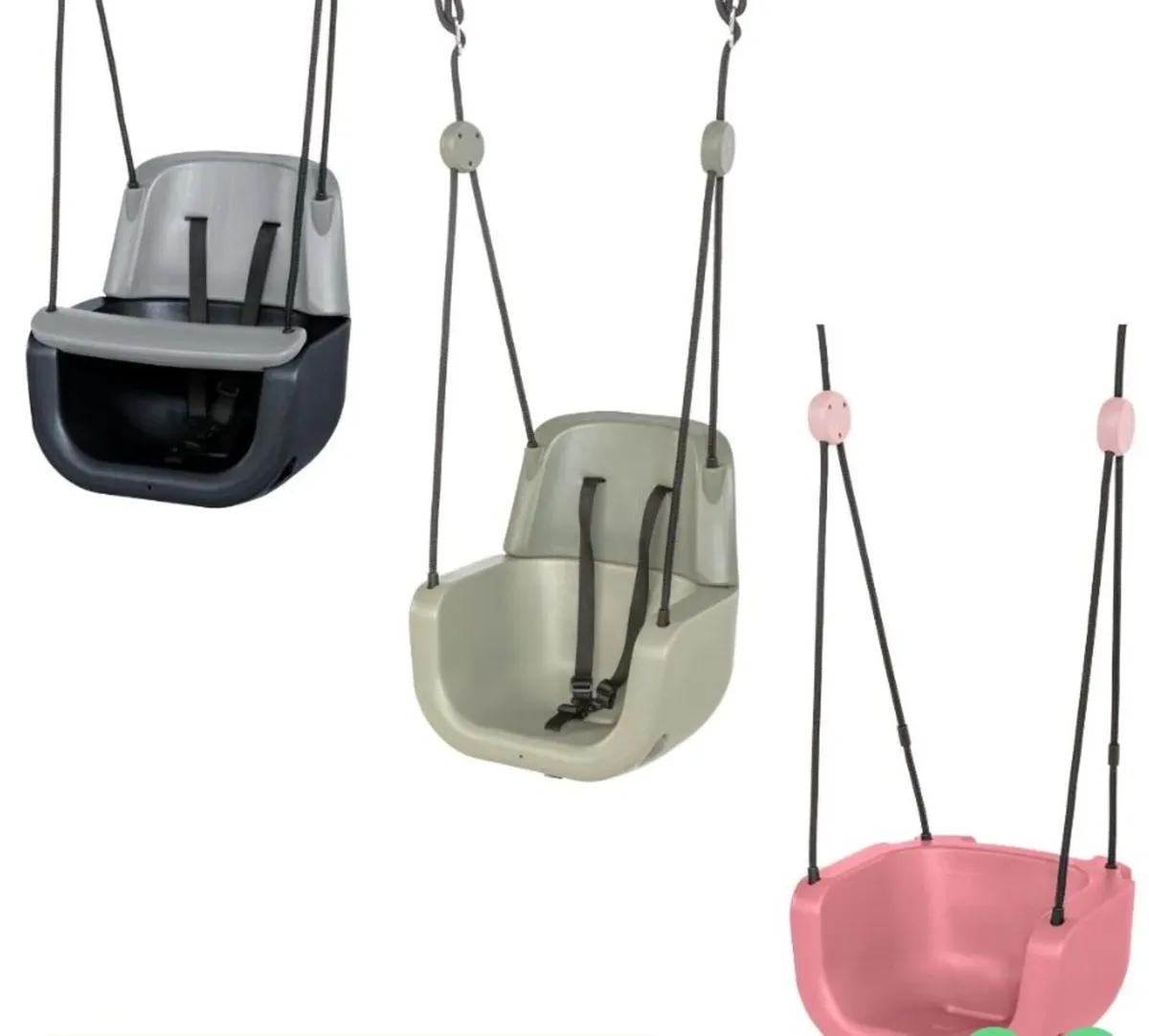 3 in 1 Plastic Baby Swing Seat – Convertible - Image 2