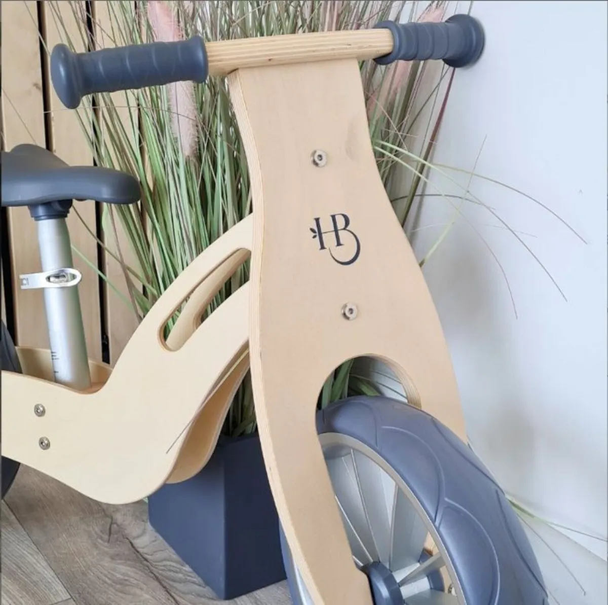 Kids Wooden Balance Bike 12 Inch - Image 3