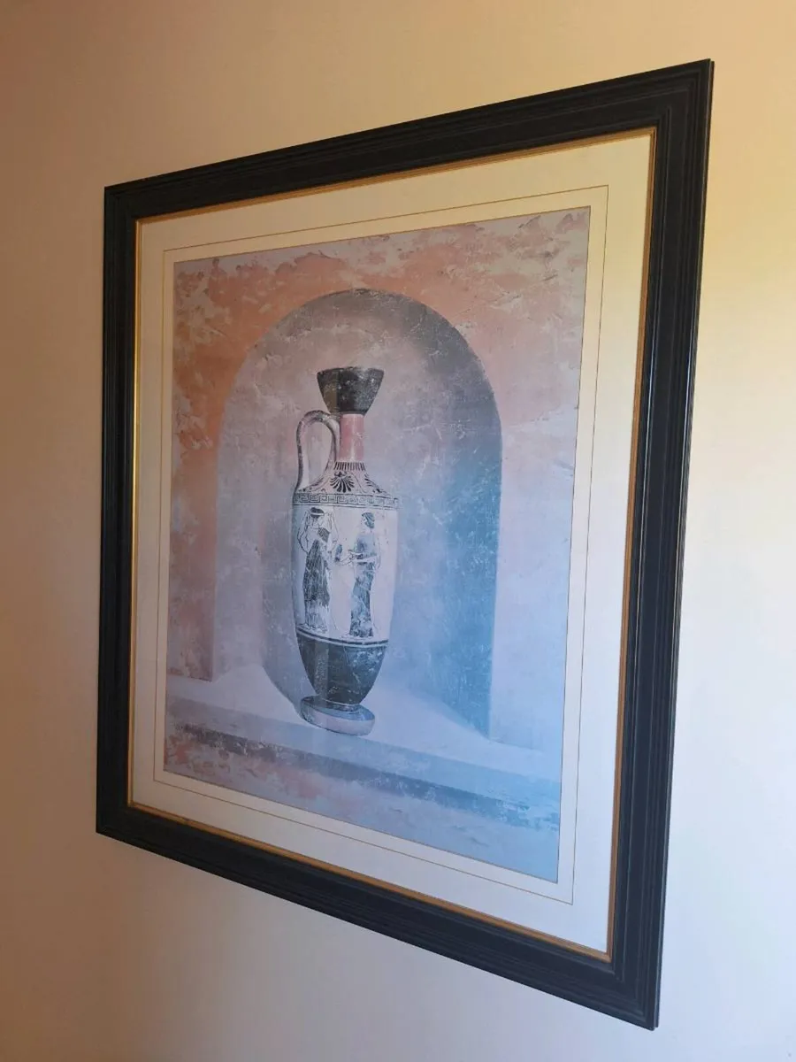 2 Extra Large Framed Prints. - Image 1