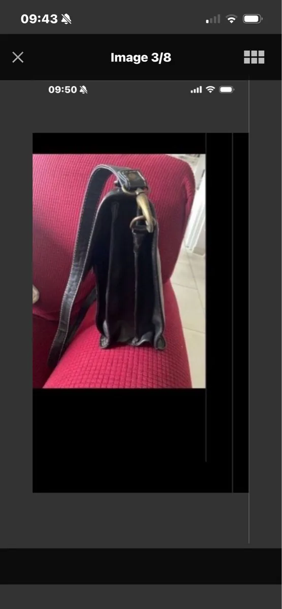 Hexagona Leather Shoulder Bag - Image 2