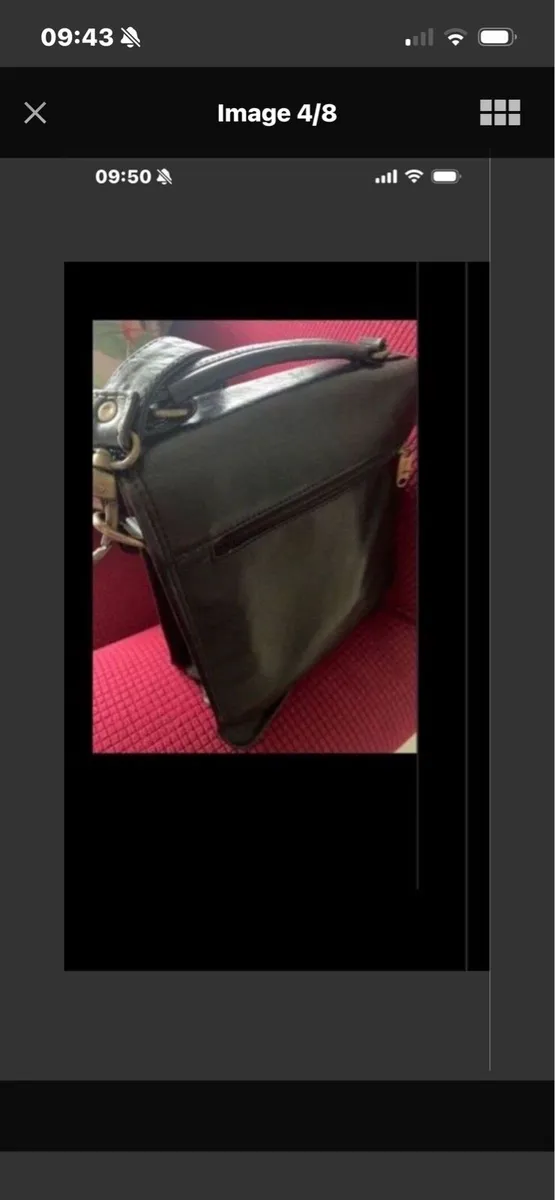 Hexagona Leather Shoulder Bag - Image 3