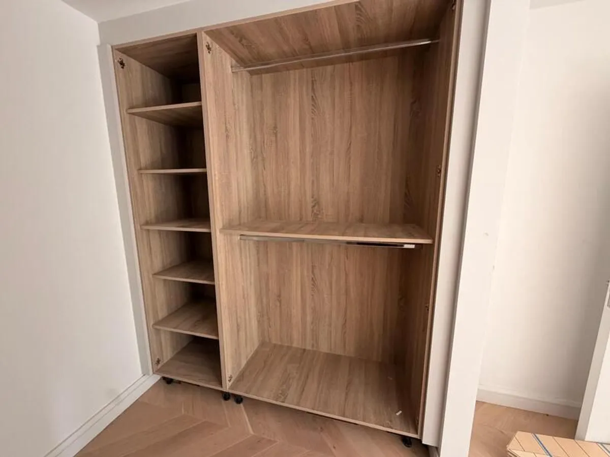 Wardrope - Oak Finish, Excellent Condition - Image 1