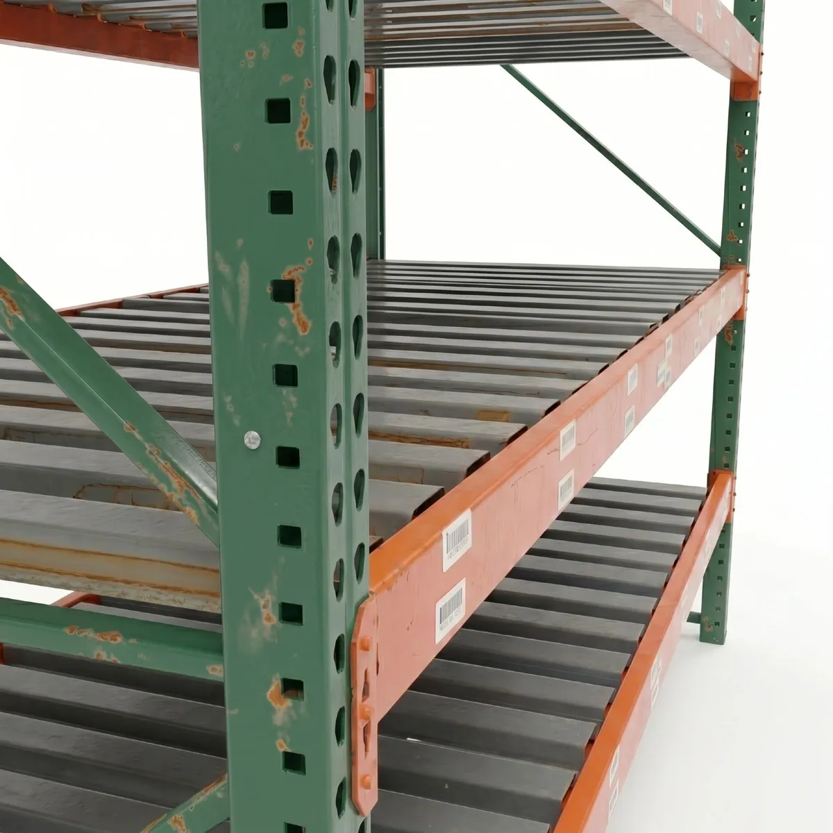2.9m Polypal (will not bow) Used Garage Shelving - Image 4