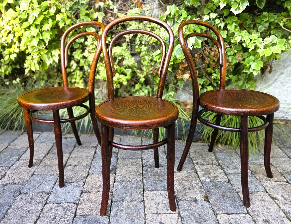 Antique Bentwood Chairs- Circa 1920's - Image 1