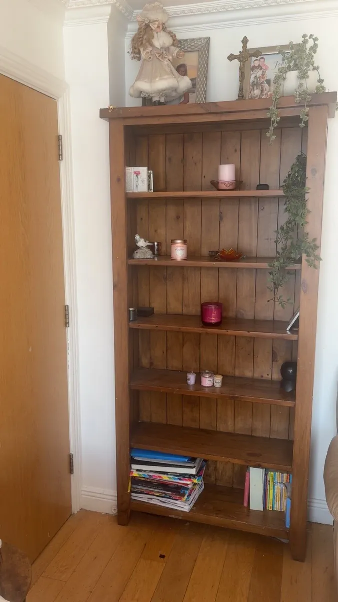 Wooden bookcase