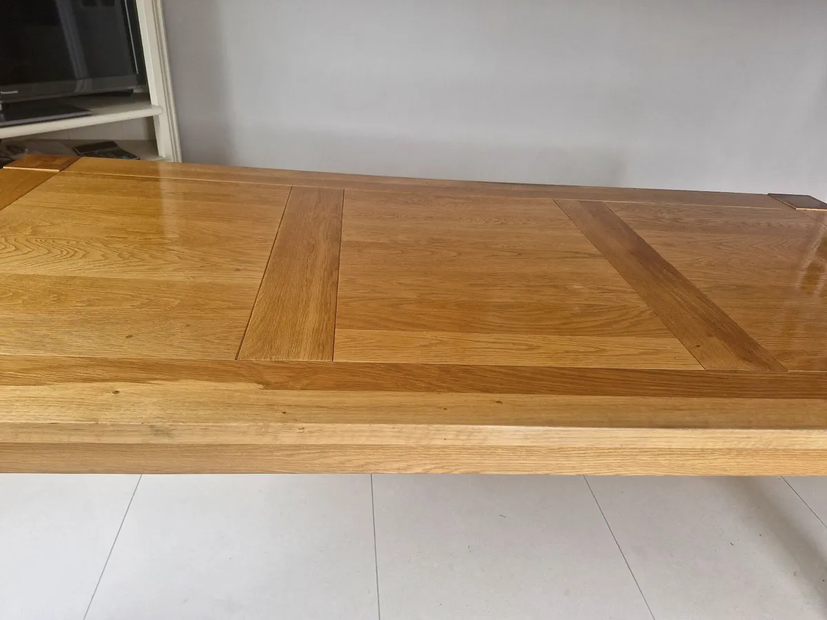 Kitchen table solid wood 200cm x 95cm - Image 2