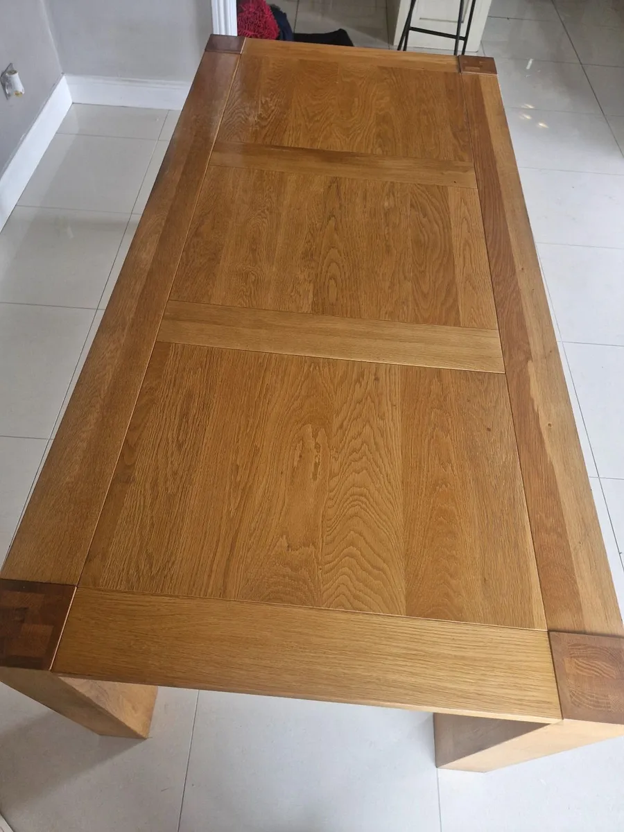 Kitchen table solid wood 200cm x 95cm - Image 1