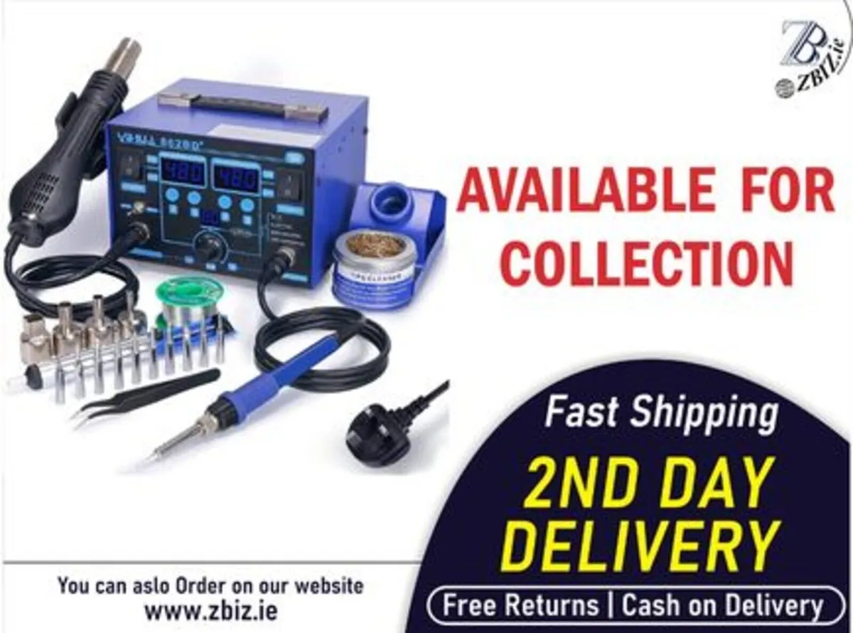 Professional Digital Hot Air Rework Station - Image 1