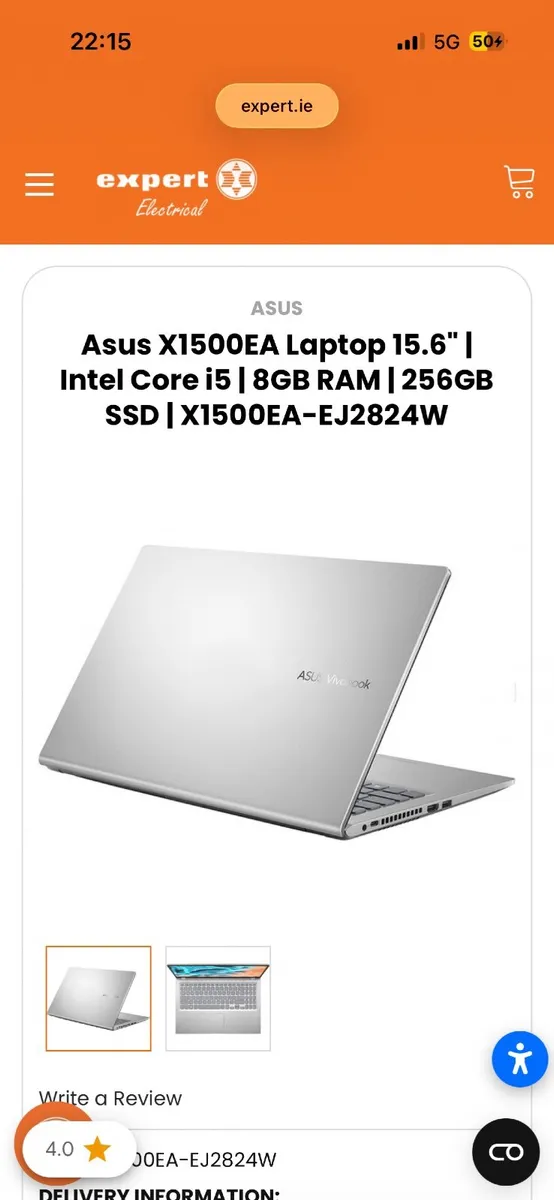 ASUS VivoBook X1500EA 15.6" Laptop - Image 3