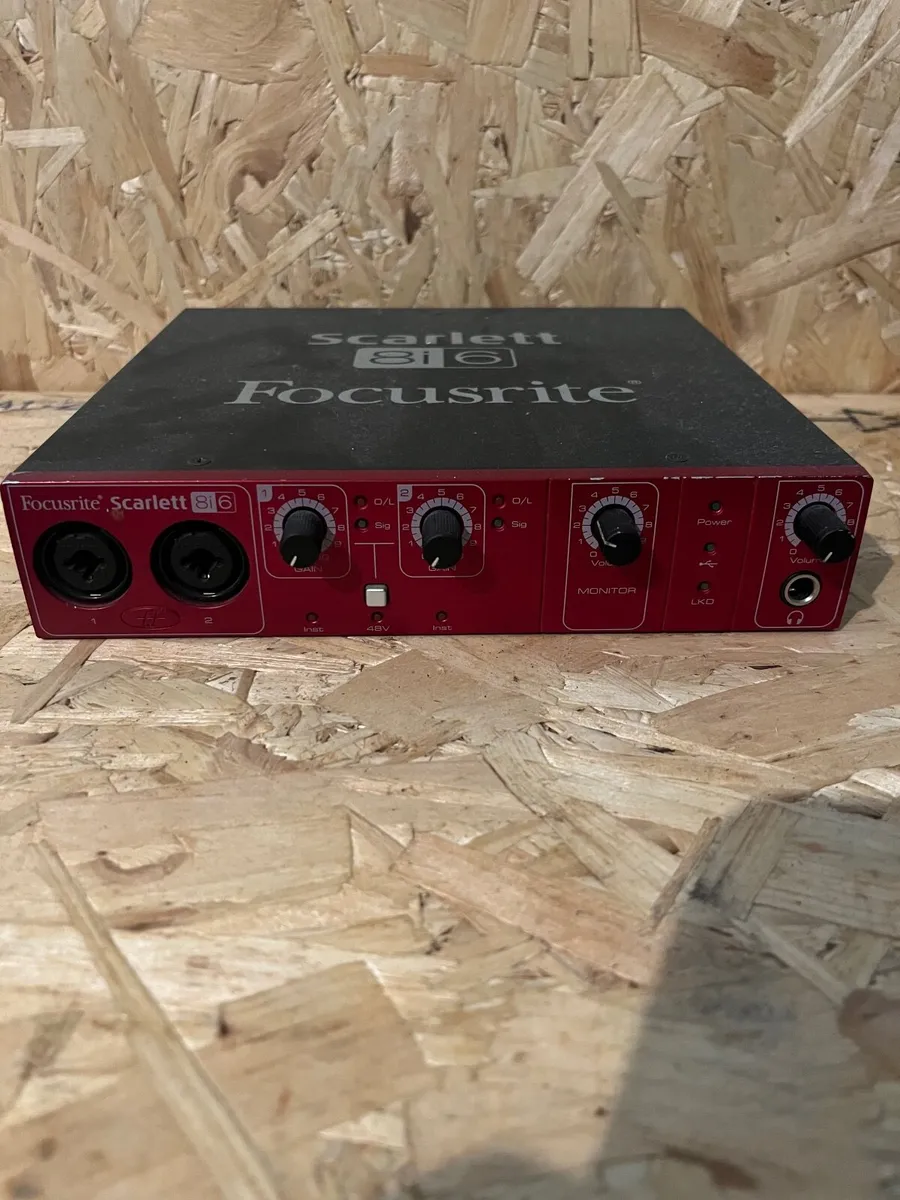 Studio gear. Yamaha hs50m. Roland TB3. Focusrite. - Image 4