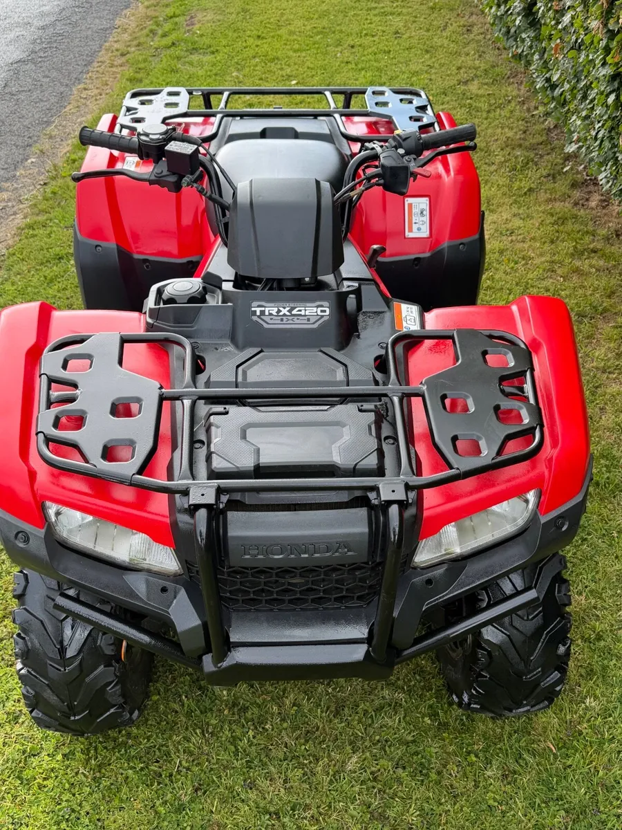 Honda 420 Manual Shift  Only  550hrs  power steer - Image 3