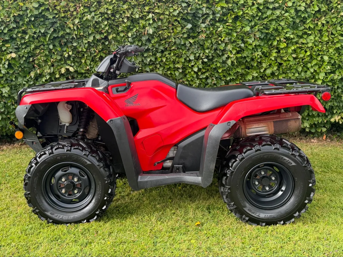 Honda 420 Manual Shift  Only  550hrs  power steer - Image 4