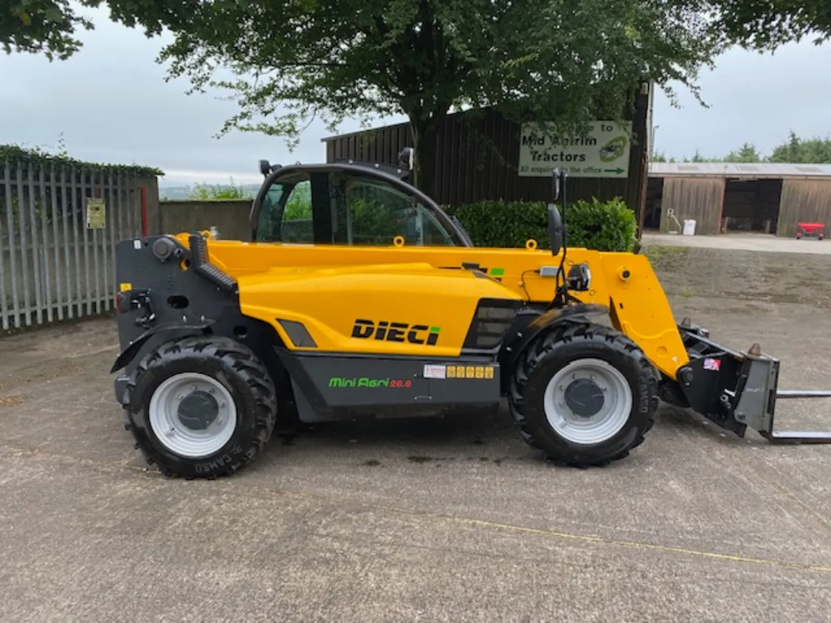 2023 Dieci Mini-Agri 26.6 Compact Telehandler - Image 1