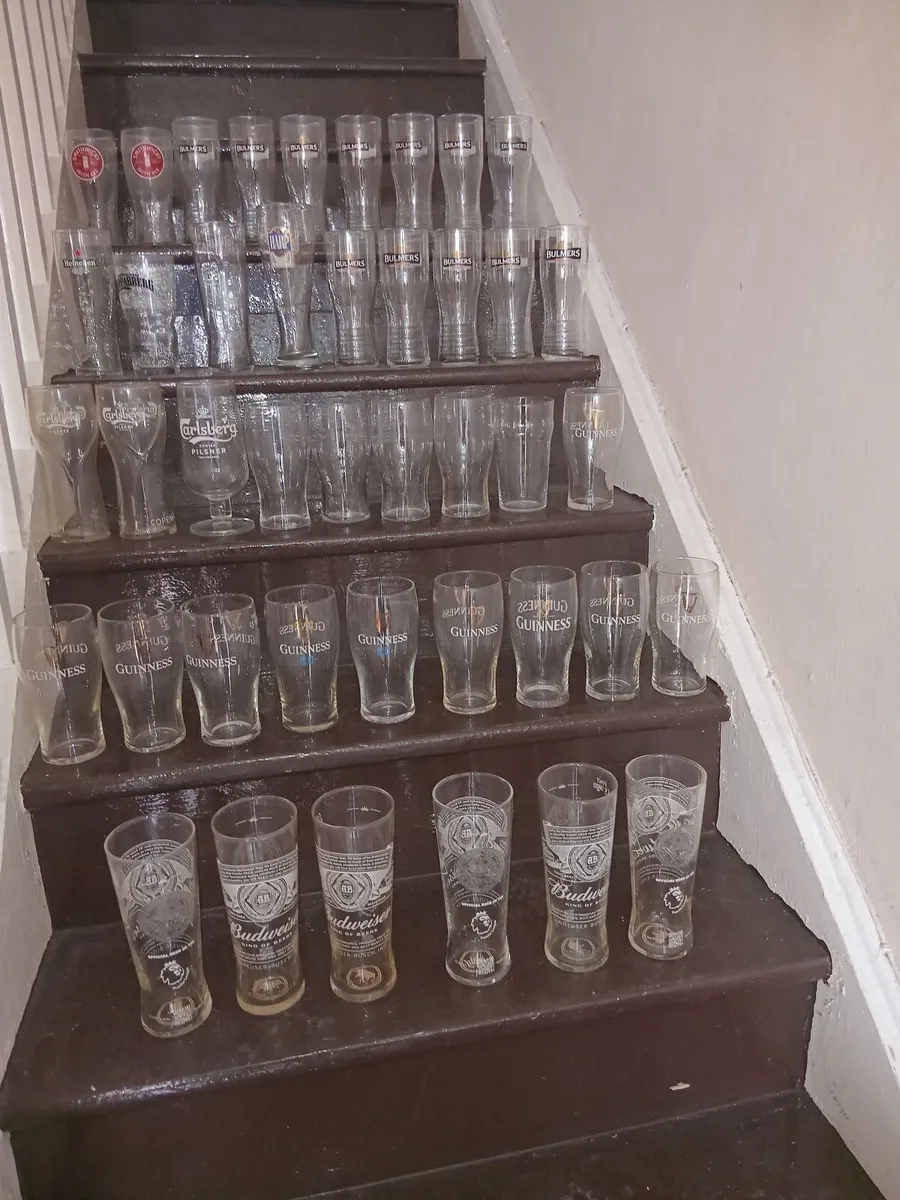 42 PINT GLASSES