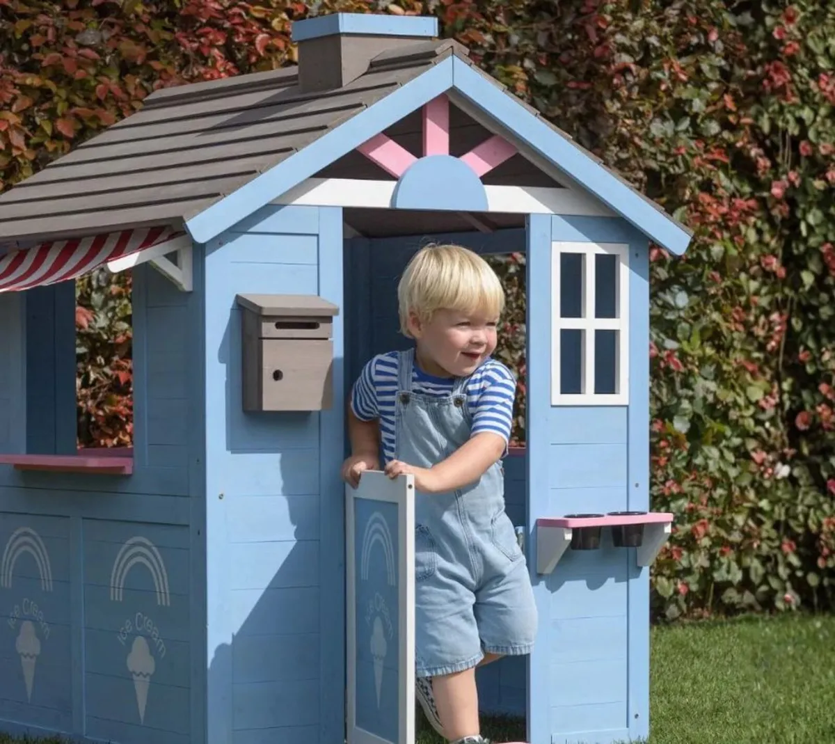 Sweet Scoops Ice Cream Shop Wooden Playhouse - Image 2