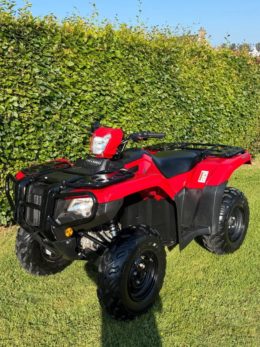Honda 520 Manual Demo Only 30hrs power steering - Image 1