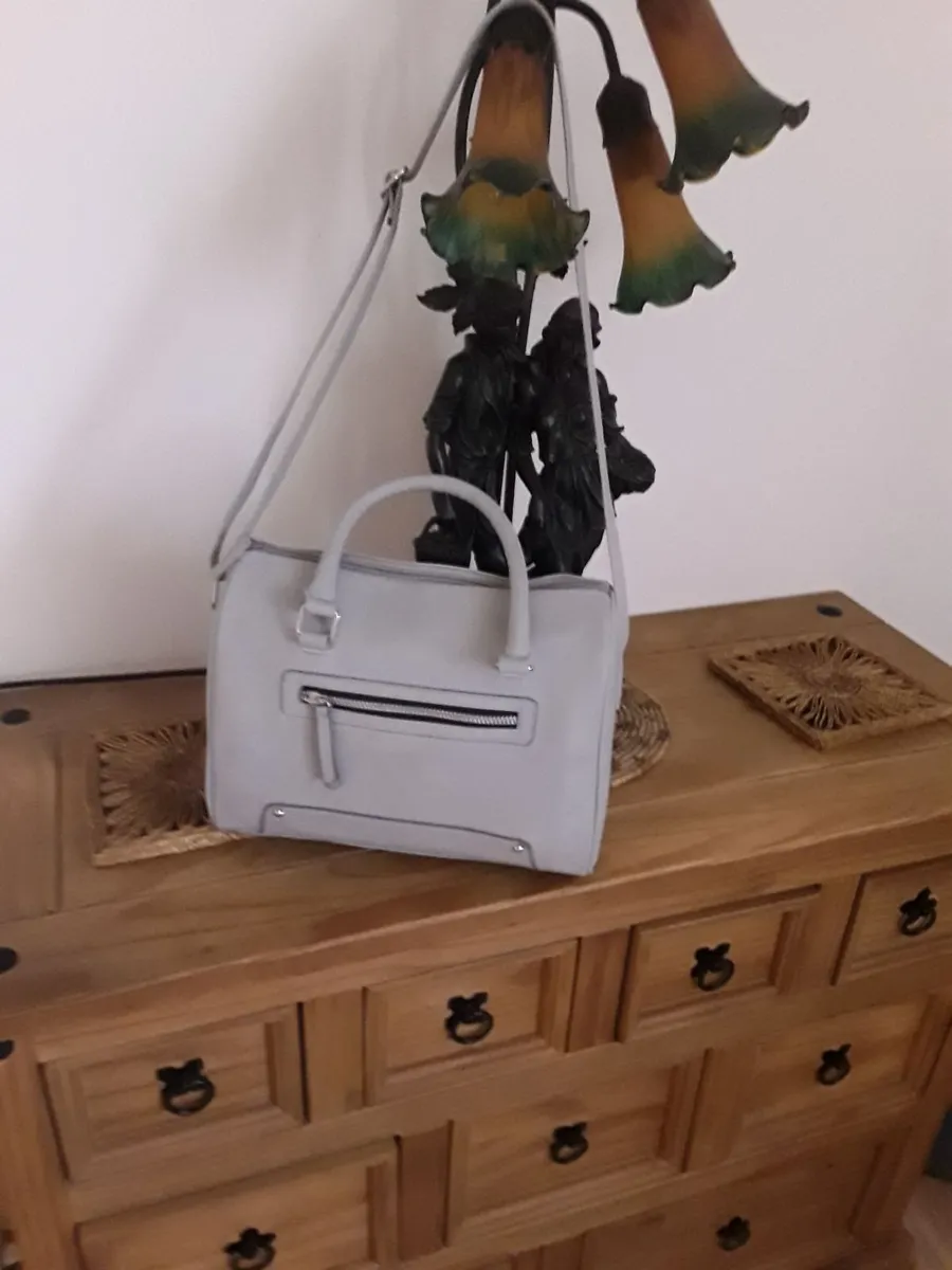 As  new ladies grey handbag - Image 1