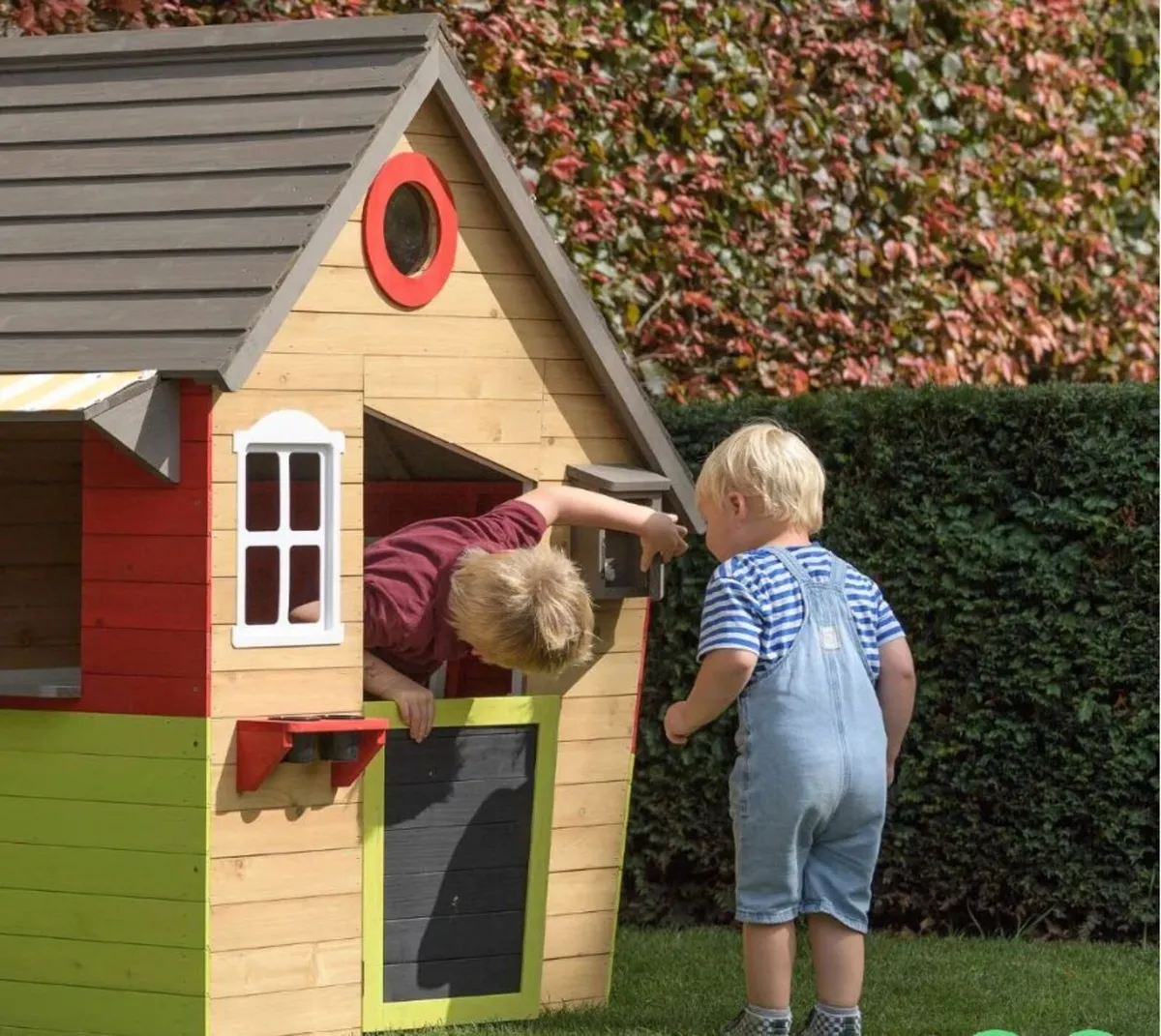 Storybook Kids Wooden Playhouse - Image 2