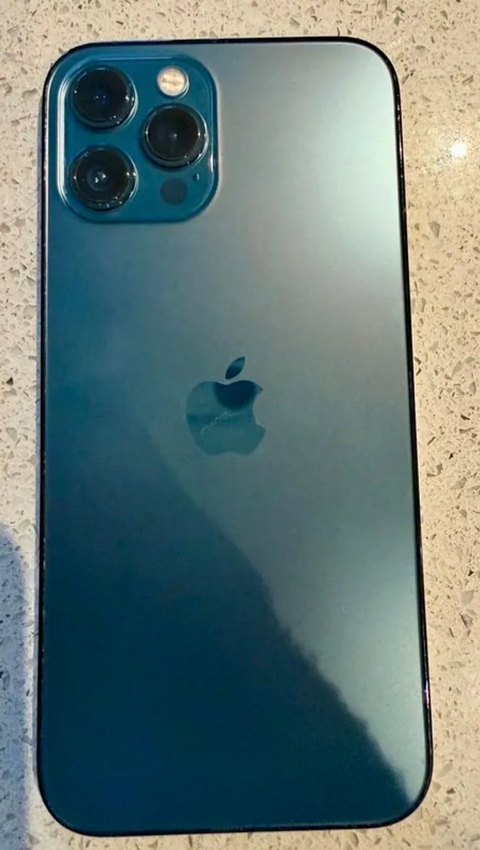 iPhone 12 Pro Max 128GB  Pacific blue Excellent Condition Unlocked  Box & Extras - Image 3