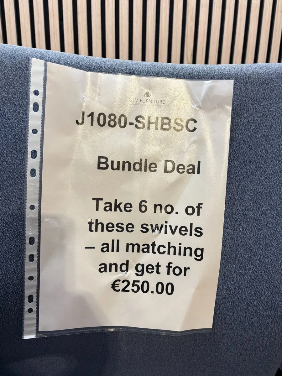 SWIVEL CHAIR BUNDLE DEAL @ CJM 21.7.26 - Image 2