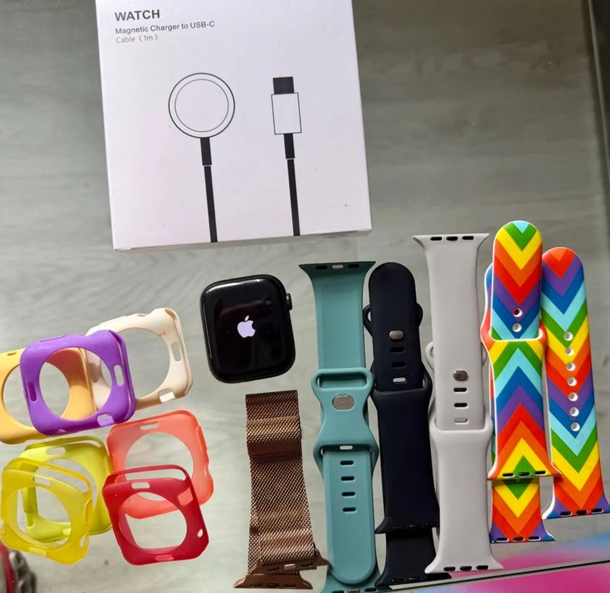 Apple Watch Series 7 Green(45mm GPS & Cellular) iWatch Excellent condition 91% Battery Health - Image 1