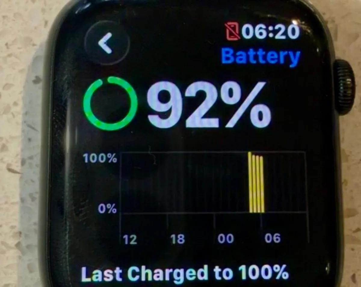 Apple Watch Series 7 Green(45mm GPS & Cellular) iWatch Excellent condition 91% Battery Health - Image 4