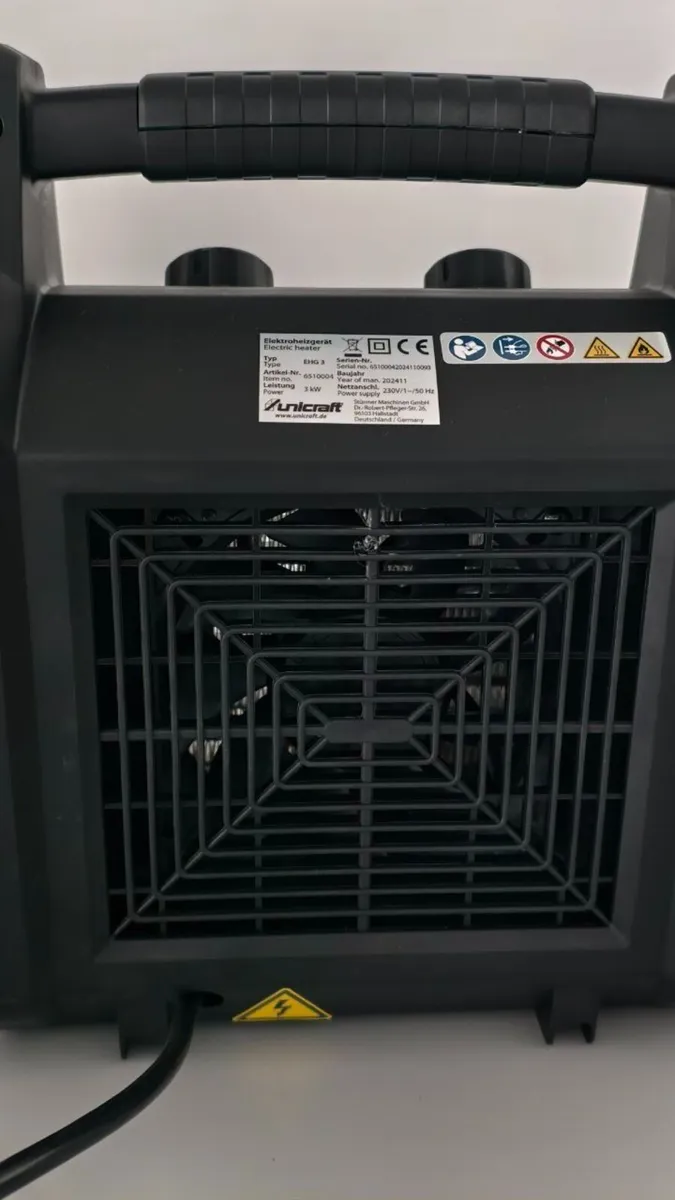 Electric heater EHG 3 Unicraft - Image 4