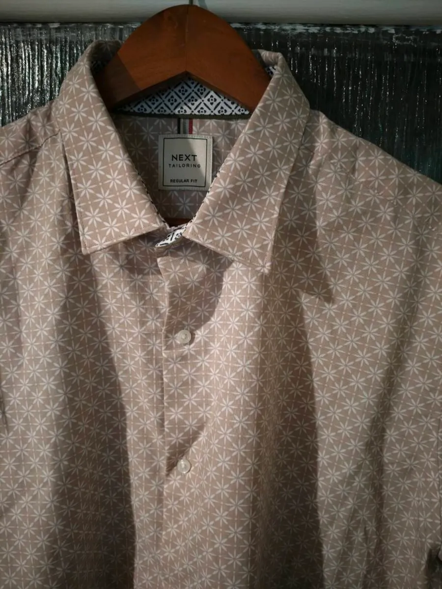Mens Next Regular fit short sleeve shirt. 
Chest 4 - Image 2