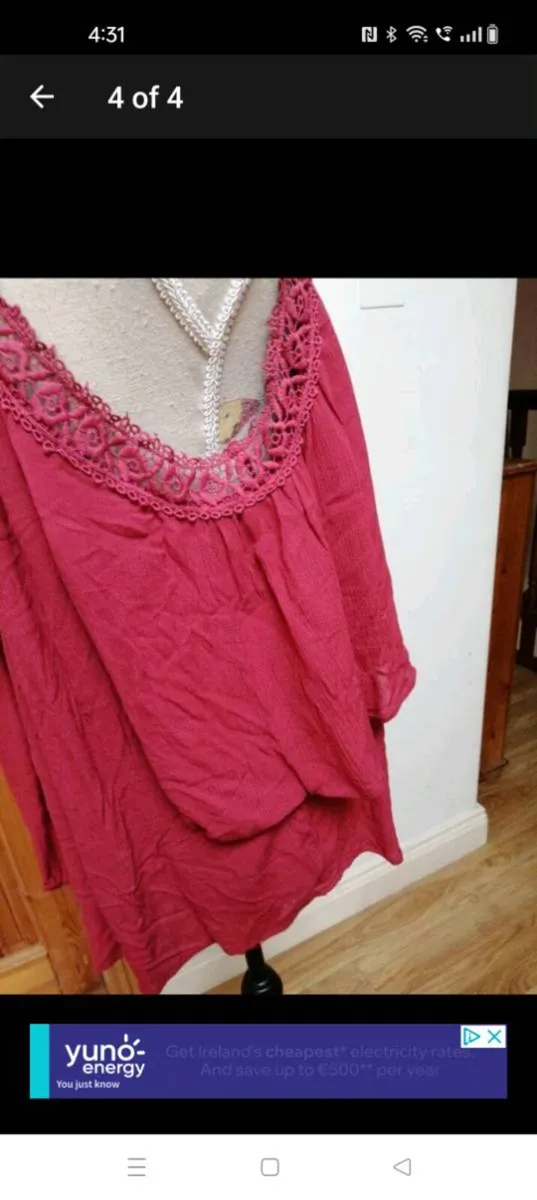 Penny's Coldshoulder top size 14 new with tags - Image 4