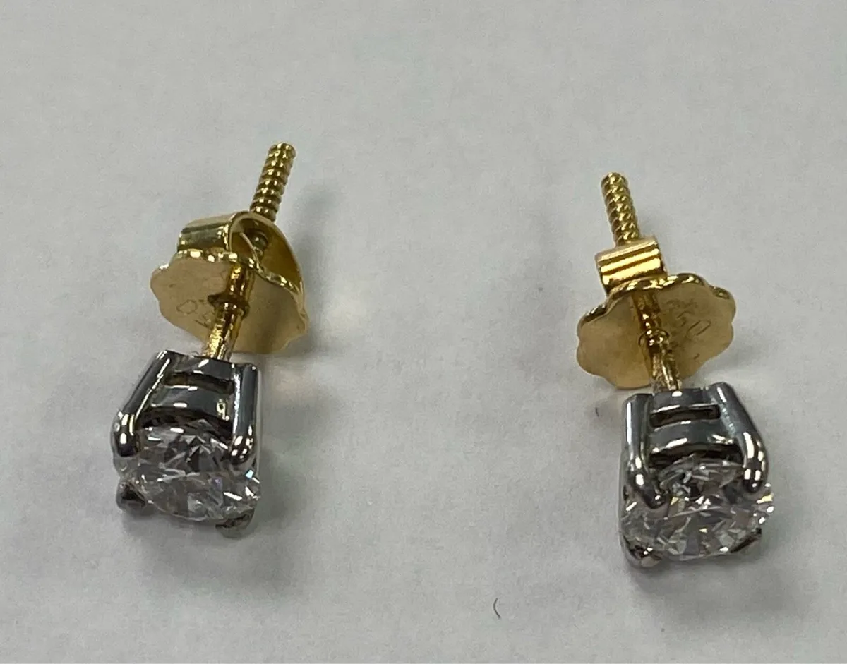 Diamond earrings - Image 2